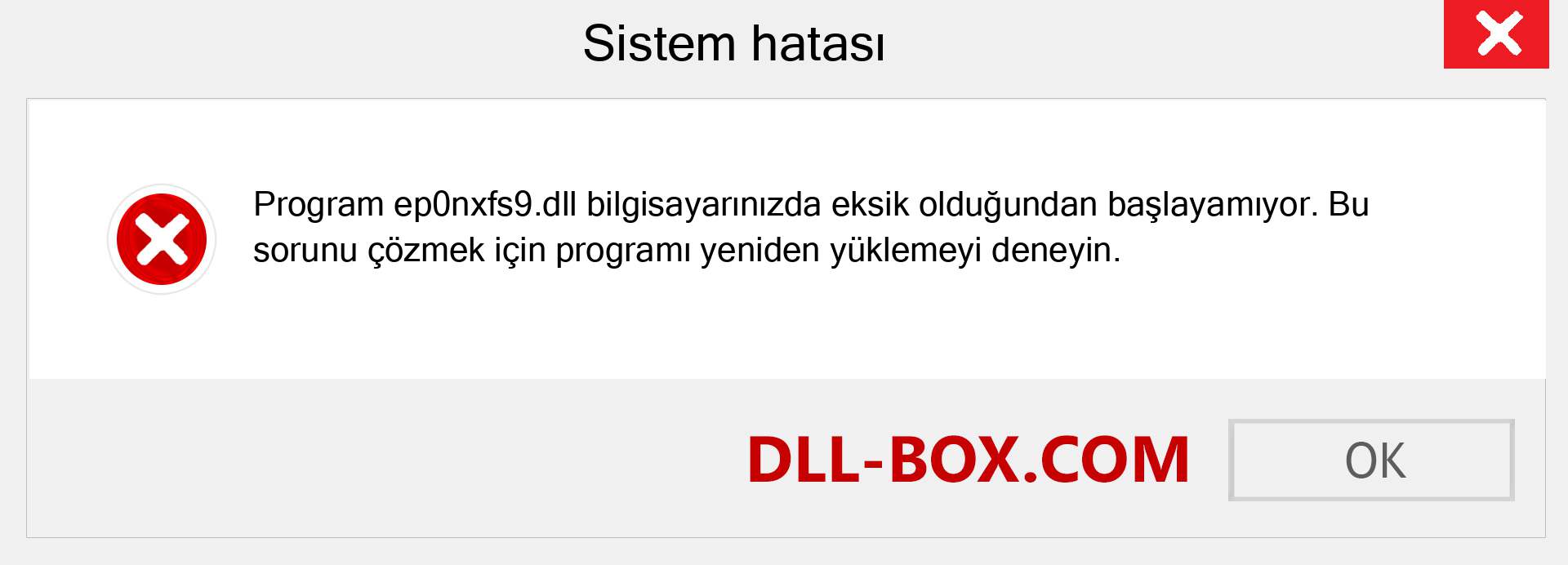 ep0nxfs9.dll dosyası eksik mi? Windows 7, 8, 10 için İndirin - Windows'ta ep0nxfs9 dll Eksik Hatasını Düzeltin, fotoğraflar, resimler